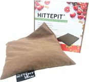 Inatura Hittepit Vierkant ECO Kersenpitkussen - Pittenzak - 27cm x 27cm - Taupe