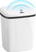 HOMCOM Sensor Prullenbak - ABS - 27,6 x 21,4 x 33,5 cm - Wit