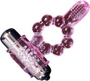 BAILE FOR HIM Siliconen Cockring met Tong en Vibratie