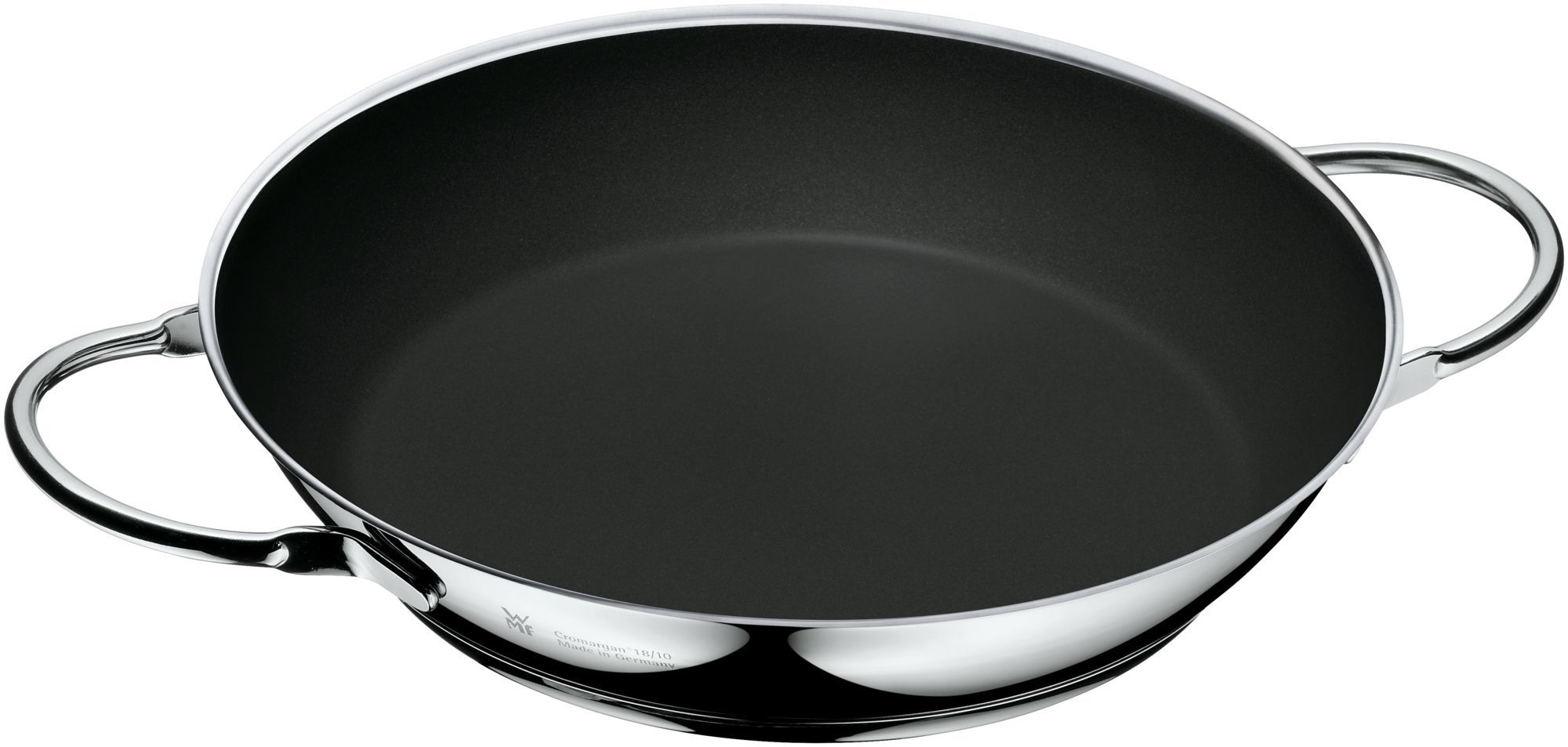 WMF Serving Pan - Round - 24 cm - Stainless Steel - Ceramic - Black
