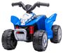 Voiture de jeu électrique pour enfants - Voiture de jeu roulante - Éclairage LED - Klaxon - Pneus larges - Siège confortable - Bleu