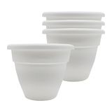 The HC Companies plantenbakken, Wit, 6" (Pack van 4)