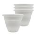 The HC Companies plantenbakken, Wit, 6" (Pack van 4)