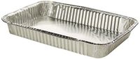 Leuke aluminium schalen met 6 aansluitingen, 2 stuks