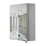 Croydex Avon Deur RVS Kast Kleine eenpersoons deur Double door ZILVER