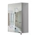 Croydex Avon Deur RVS Kast Kleine eenpersoons deur Double door ZILVER