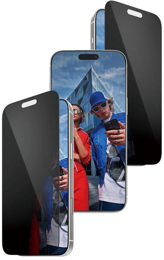 PanzerGlass Screenprotector Privacy - Case Friendly - Zwart