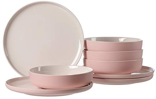 RITZENHOFF & BREKER Tafelservies Jasper - 8-delig - roze - aardewerk