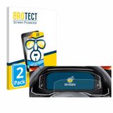 BROTECT - Screenprotector voor Volkswagen Polo 6 Digital Cockpit Pro - Folie Beschermfolie transparant 2 Stuks