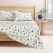 Great Bay Home Flanellen beddengoedset van 100% Turks katoen, diepe zakken, zachte kerstlakens, warme, anti-pilling flanellen lakens (twin, kerstman)
