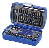 IRIMO jeu de douilles et d'embouts 1/4", 37 pièces