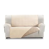 Martina Home Bankovertrek Milano 2-zits, beige/leer