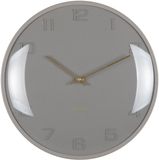 Karlsson Wandklok Fuerte Dome - Grijs - 30.5x30.5x30.5cm