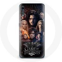Maniacase Hoesje voor Huawei P20 Game of Thrones Seizoen 8 De IJzeren Troon Crew Poster Grijs Adelaar Logo