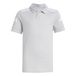 adidas uniseks-kind Squadra25 Cotton Polo Kids Shirt, team light grey/white, 15-16 Years