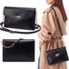 sarcia.eu Laura Biaggi ZWARTE handtas, GLITTER clutch met VERSTELBARE riem, ecologisch leer 27x17x4cm