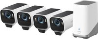 eufyCam S3 Pro Beveiligingscamera 4-Pack + HomeBase 3 - 4K - Draadloos