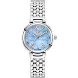 Gc Gc Flair Mid Size Metal Analoog Quartzhorloge Zilver En Roségoud Kast Gemaakt Van 100% Roestvrij Staal En Een Armband Van 100% Roestvrij Staal 34 Z01017L3MF, Z01019L9MF