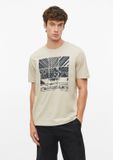 s.Oliver - Katoenen T-shirt met print aan de voorkant