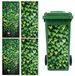 4 autocollants imperméables pour poubelles