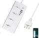 SURIGHT Xenon Zigbee 3.0 Smart Power Strip - Overspanningsbeveiliging stopcontact 2 oplaadpoorten