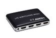 PremiumCord HDMI 2.0 Switch 3:1 met afstandsbediening, Ultra HD 4K 2160p 60Hz, Full HD 1080p, 3D, ARC, HDCP 2.2, kunststof behuizing, kleur zwart