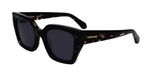 Ferragamo SF2035S Black/black tortoise 52/19/145 Vrouwen Zonnebril
