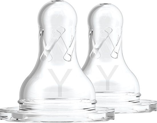 Dr. Brown's Options+ Y-speen - Smalle hals - 9+ maanden - 2 stuks