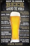 Grupo Your Decoration B.V. Poster How to Order a Beer 61x91,5cm