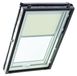 Store occultant pour fenêtre de toit Designo R4/R7, couleur beige, avec rails de guidage