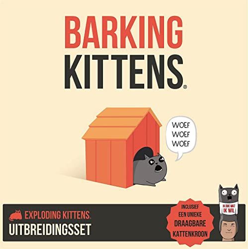 Enigma Distribution Benelux B.V., nl_toys, ENPMN Barking Kittens NL - Kaartspel - 20 nieuwe kaarten - Vanaf 7 jaar - Nederlandstalig