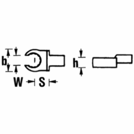 Stahlwille Insteekopenringsleutel 9x12 - 22mm