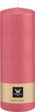 Wiedemann Bougie cylindrique/bougie pilier - rose - 20 x 7 cm - 103 heures de combustion