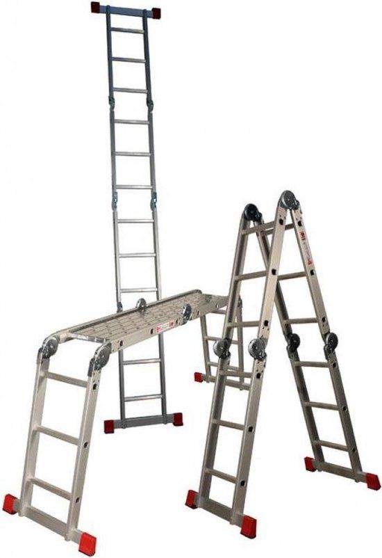 Jumbo Ladders Little Jumbo Vouwladder 4x3 sporten - 4741000403