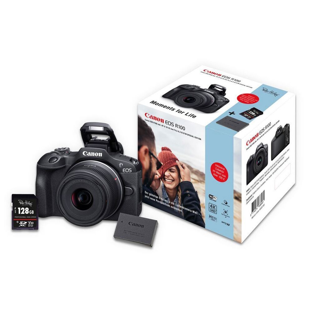 Canon EOS R100 + RF-S 18-45mm IS STM Special Edition