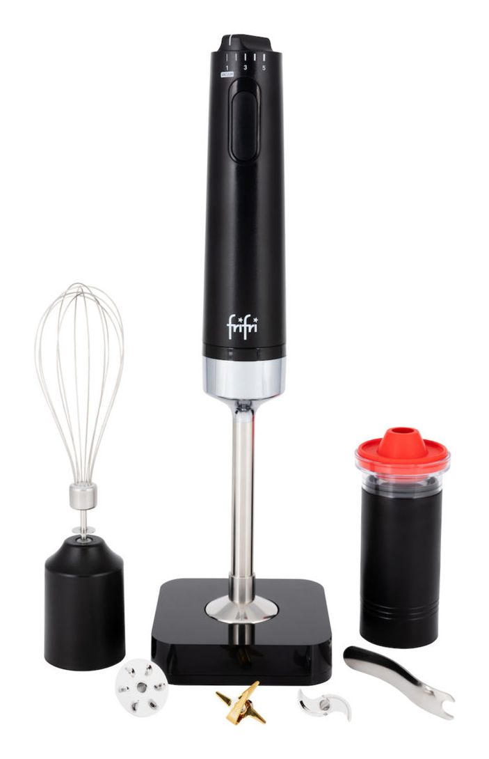 FriFri Mix'Saver Staafmixer/Vacumeerapparaat - Zwart/RVS - 600W