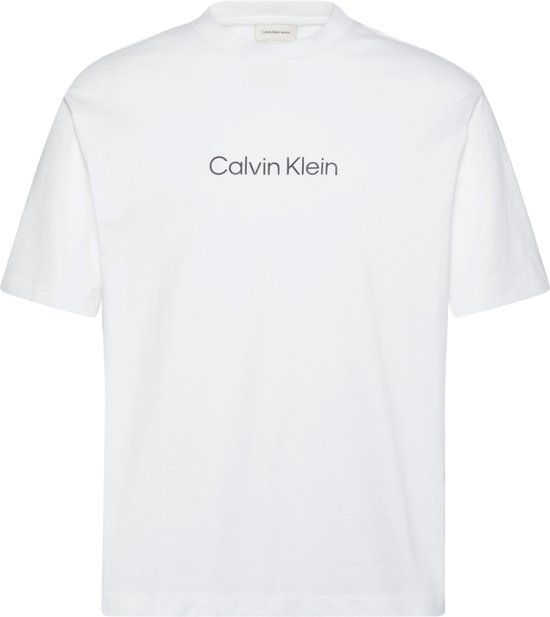 Calvin Klein Heren T-shirt Katoen Wit S