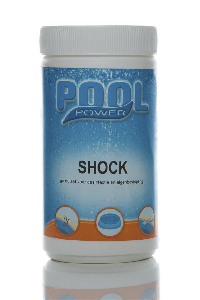 Pool Power Shock 55/G 1 kg - Zwembad Desinfectiemiddel