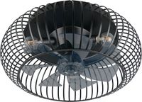 RL LIVE YOUR LIGHT REALITY JOHANNA Ventilator Zwart mat 61 cm