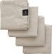 Himla Sunshine Serviette en lin - Oatmeal - 4 pièces