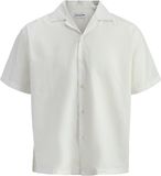 JACK & JONES JJEBREEZE LINEN BLEND RESORT SHIRT SS SN Heren Overhemd Wit XXL