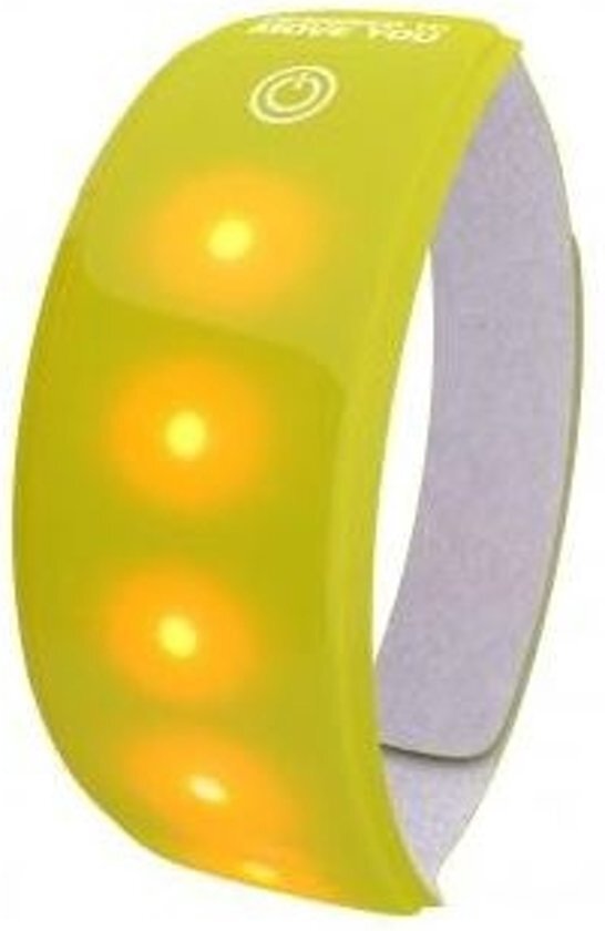 Wowow Lightband Arm/Enkel - Reflectieband - LED - FluorGeel