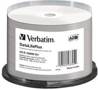 Verbatim CD-R/700MB 52x SupAZO 50pk w/PrintPRO