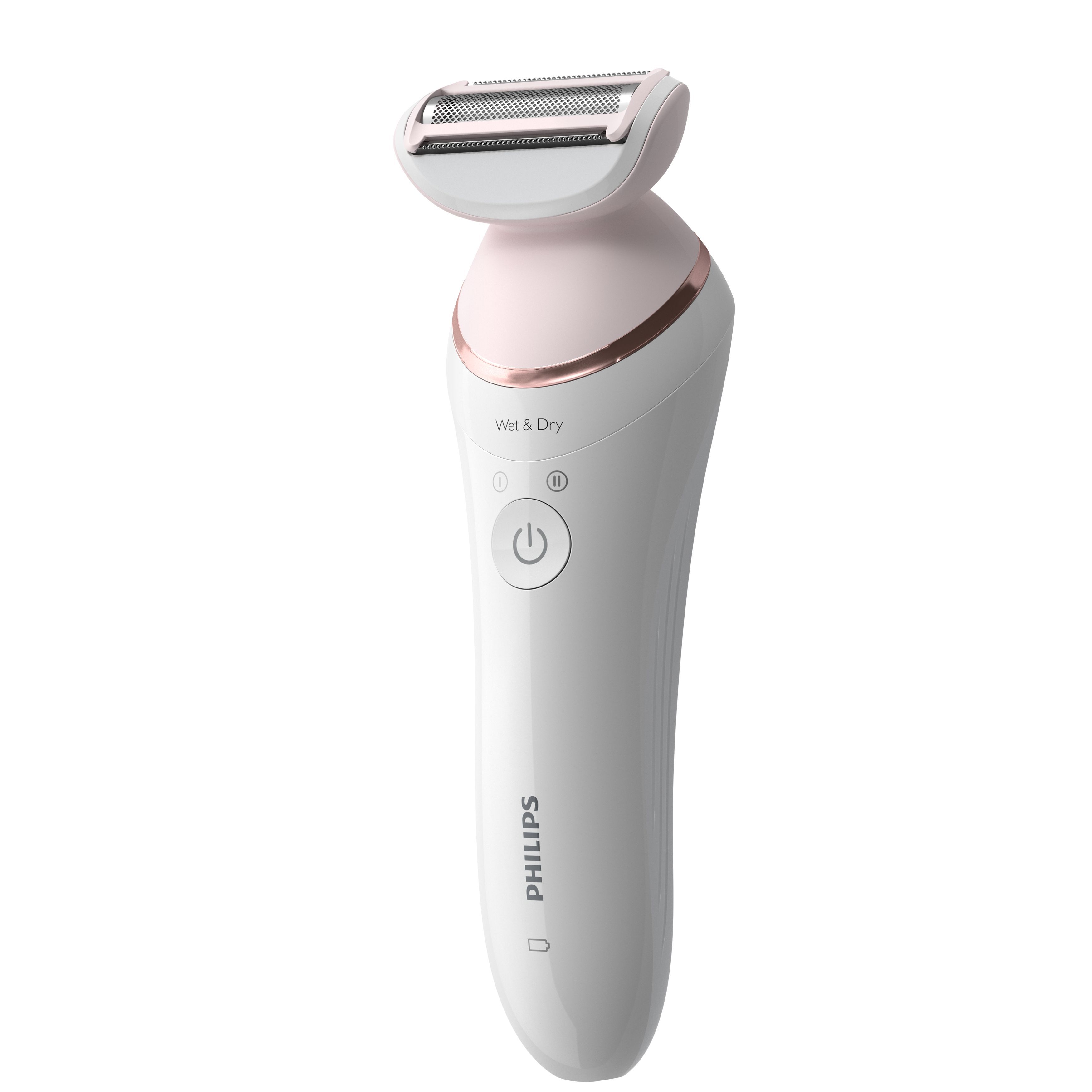 Philips Series 8000 BRE730/10 Wet & Dry Epilator - Pink & White