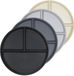 Shenzhen Haorui Industrial Technology Co., Ltd. Service de vaisselle, set de 4, 22,8 cm, assiettes plates incassables, assiettes pour enfants réutilisables, assiettes légères en plastique, passe au micro-ondes et au lave-vaisselle, assiettes de camping pour enfants