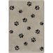 Cawo Cawo We love Dogs gemustert 6247 Serviette 30x50 schwarz/beige