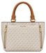 Michael Kors Nabela kleine handtas met rits, beige