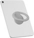 kwmobile 360° Ringhouder voor tabletstandaard - Universele vingerring met sterke kleefpad - Universele ringstandaard voor tablets - grijs