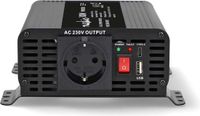 Nedis Auto Omvormer 300W – 12V / 230V – 1x Stopcontact + USB-A & USB-C – Zuivere Sinusgolf – Schroefaansluiting – Spanningsomvormer