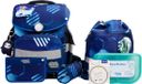 School-Mood Timeless Pro Cartable set 7 pièces bleu gris